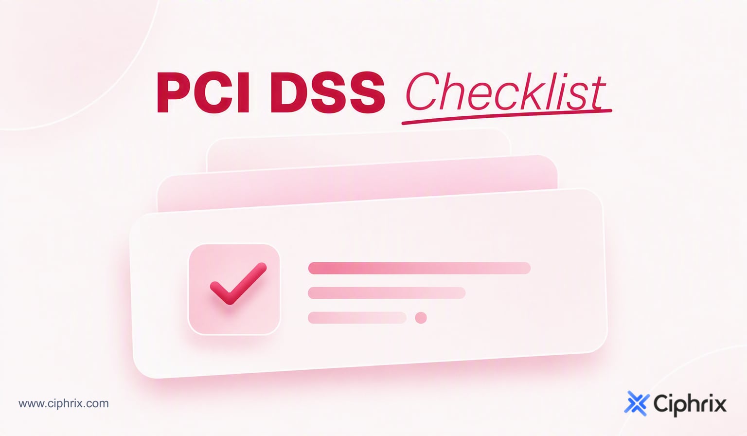 PCI DSS checklist