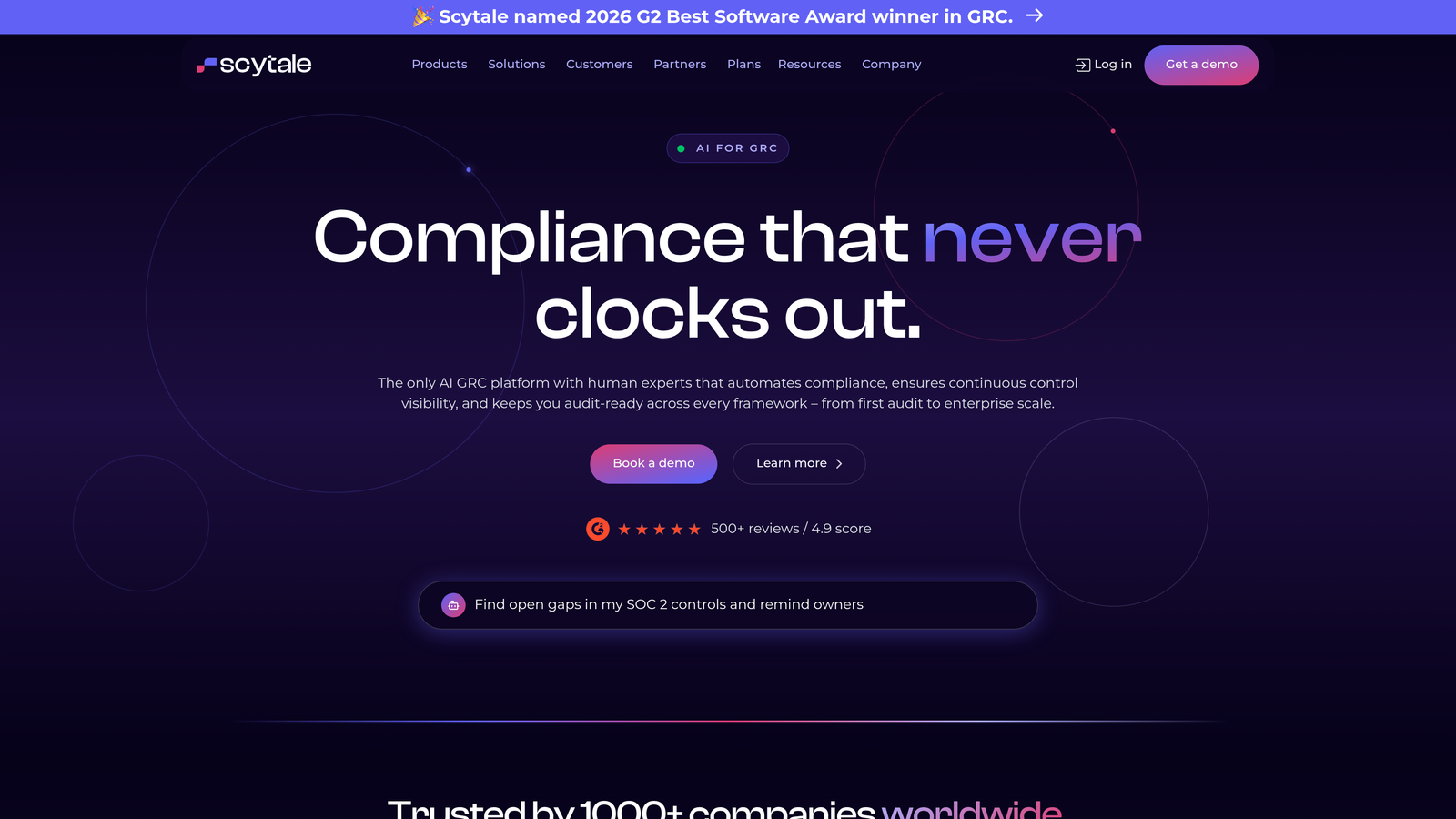 Scytale webpage
