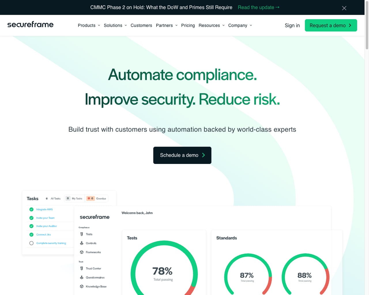 Secureframe official website