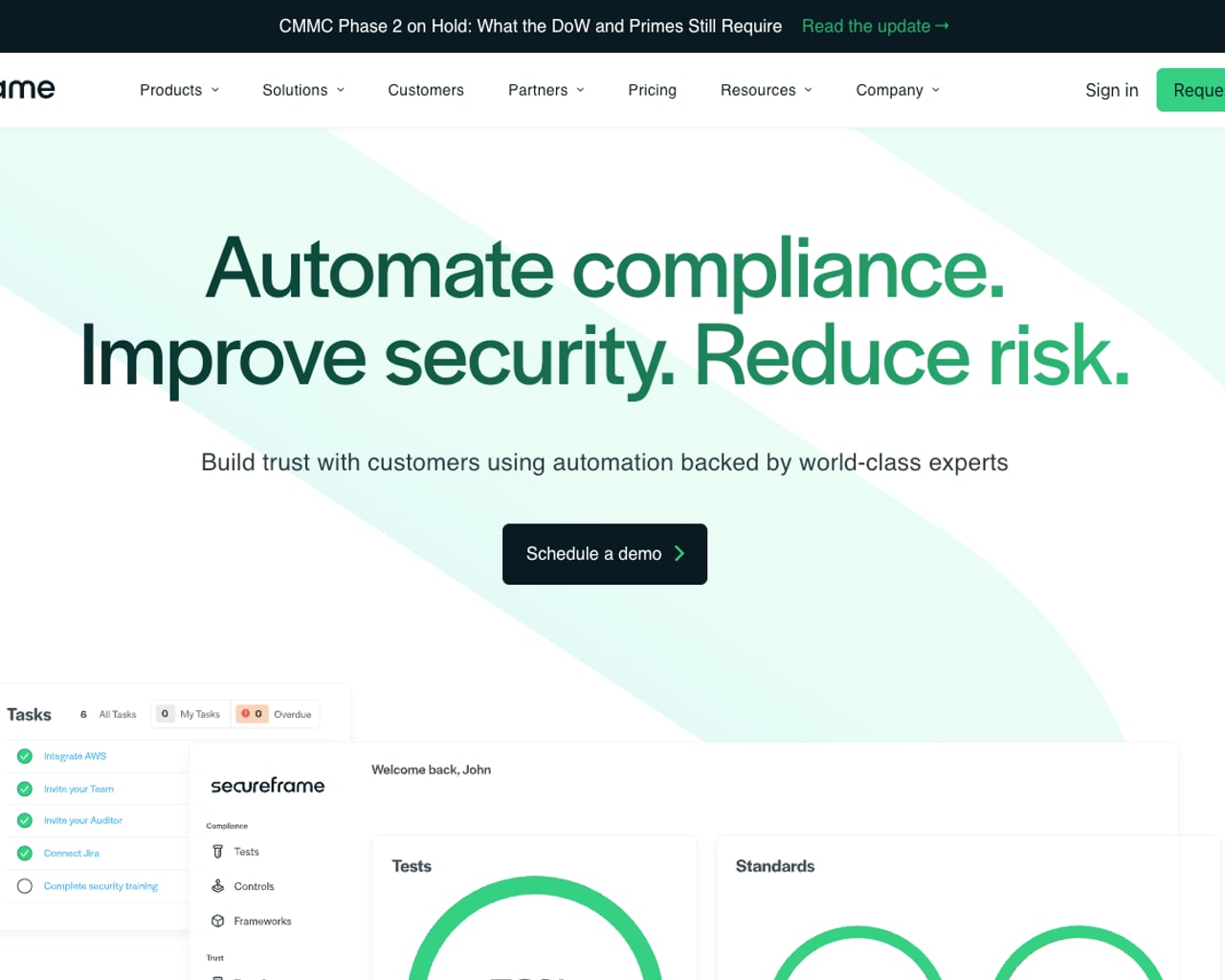 Secureframe official website