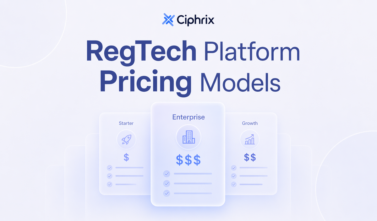 RegTech Platform Pricing Model