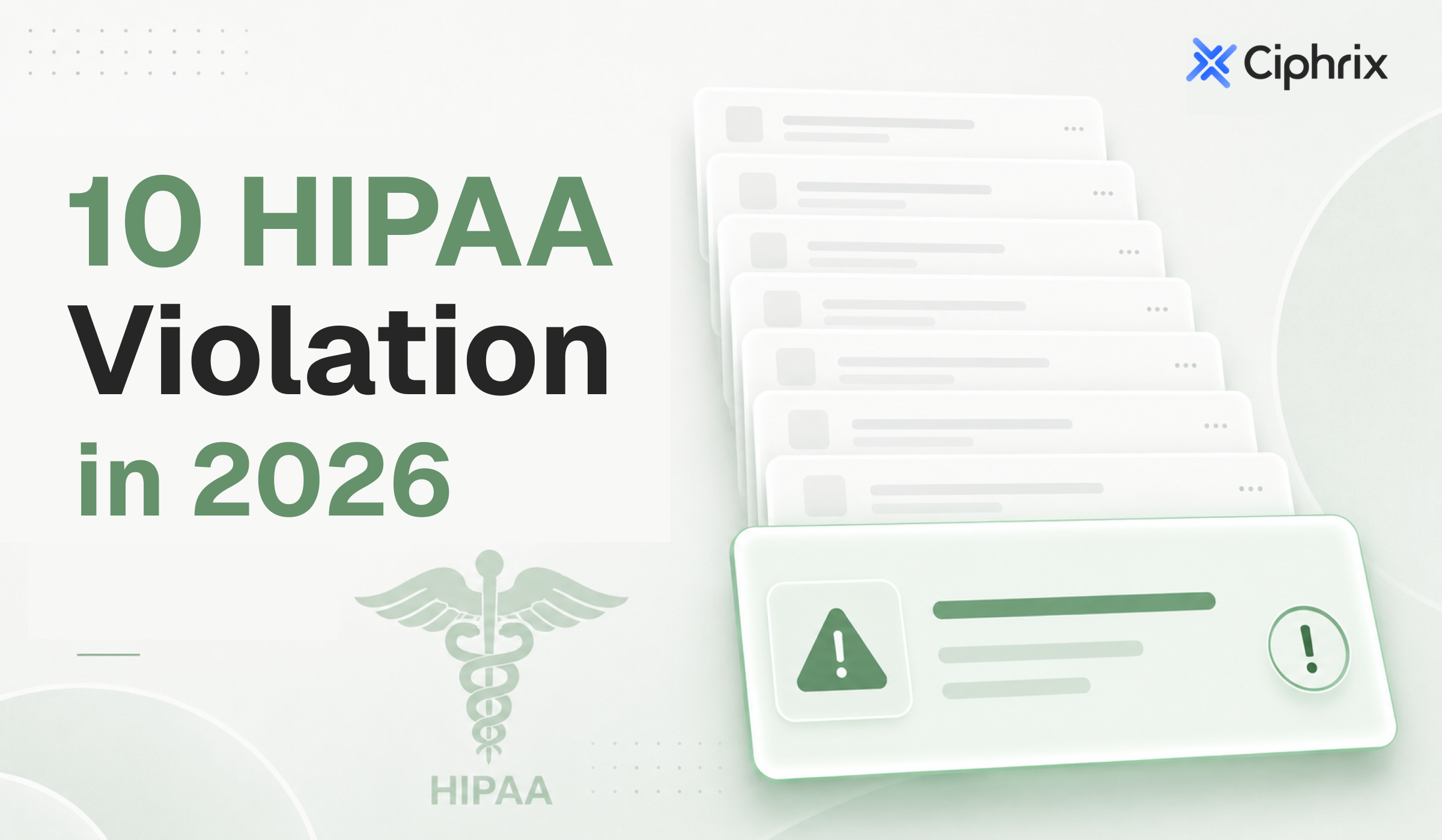 10 HIPAA Violation in 2026