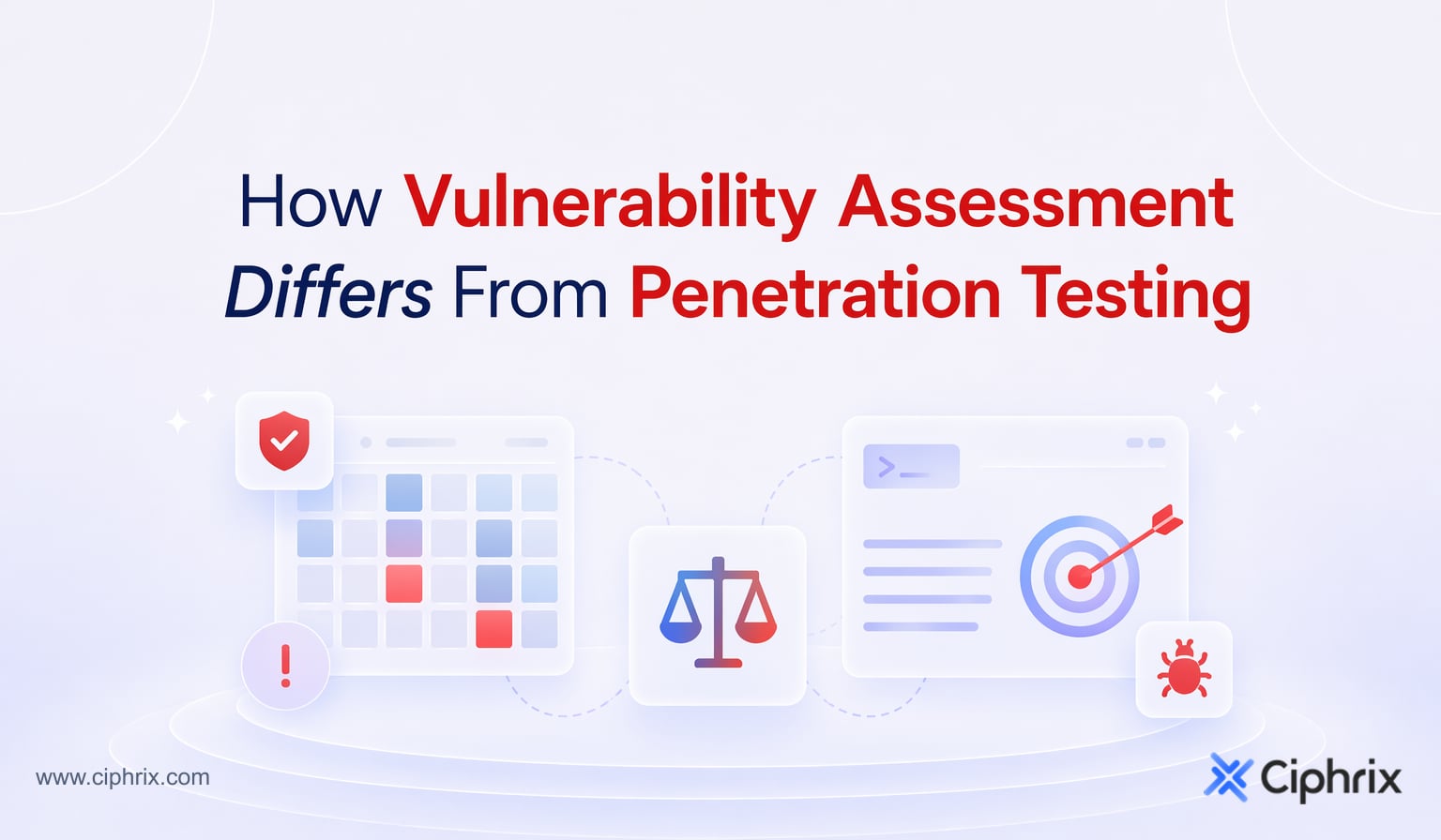 How vulnerability assessment differs from penetration testing
